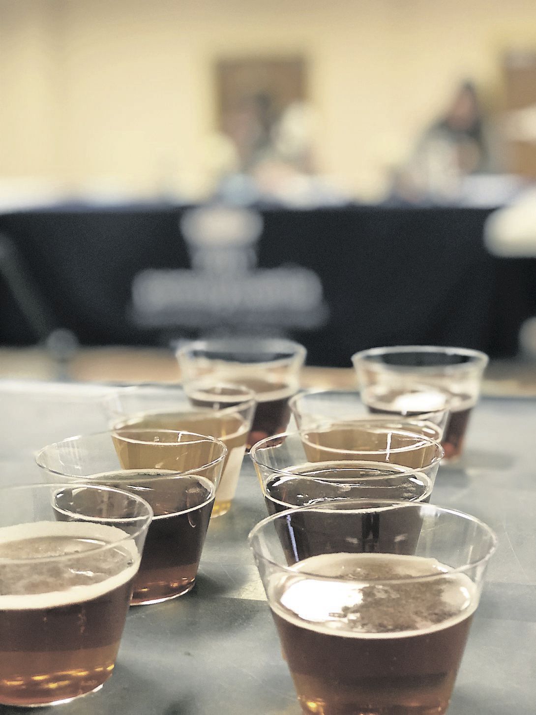 Craft beer samples farm show